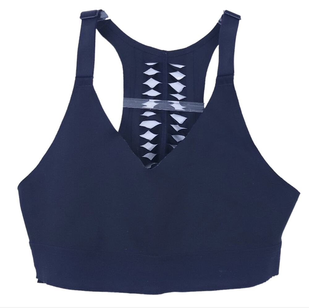 Victoria's Secret Sport Bra XS Black, Cutout Racerback Wireless, Yoga Low Impact